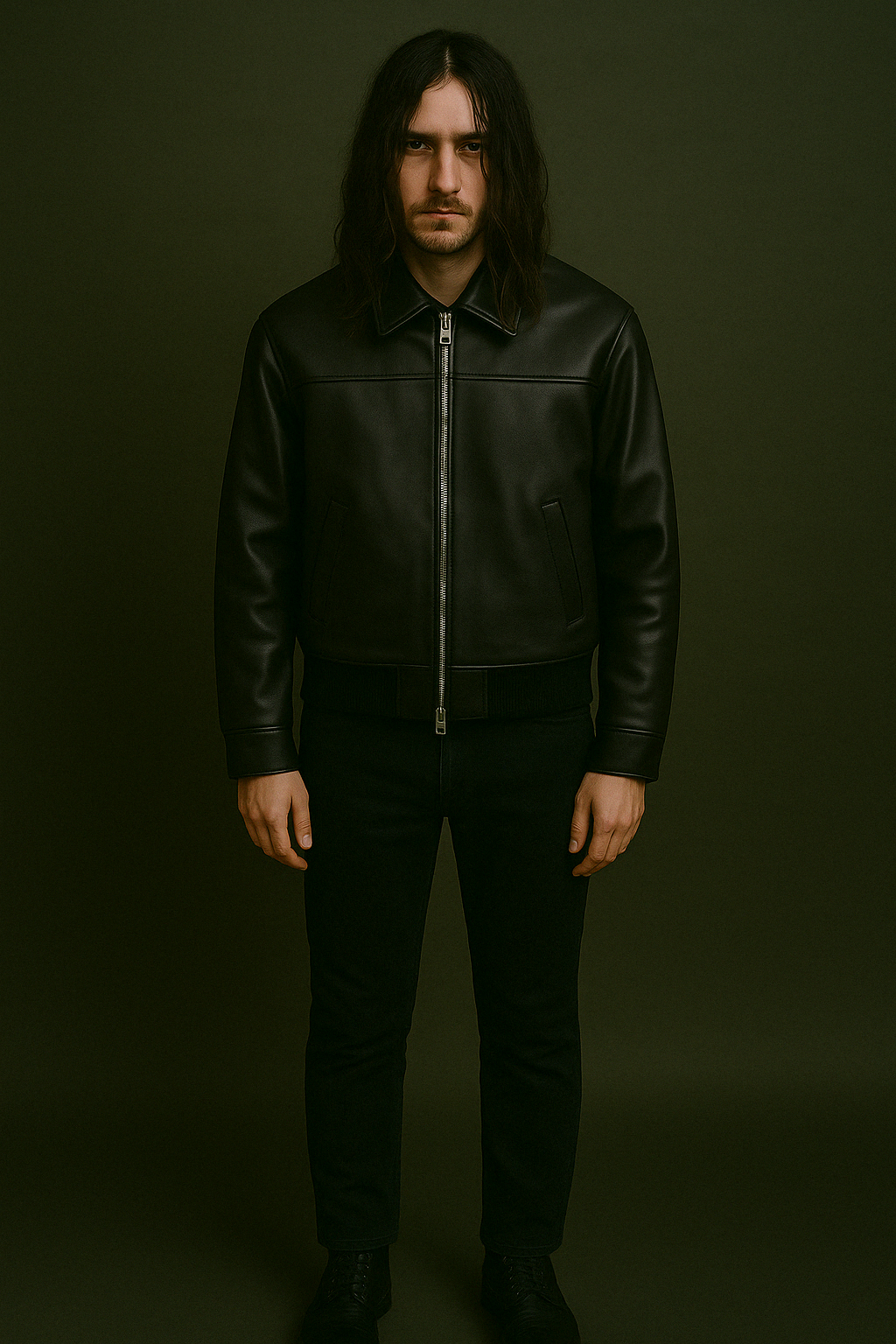 BERLEDA Leather Marseille Bomber Jacket Berleda.co Berleda.co