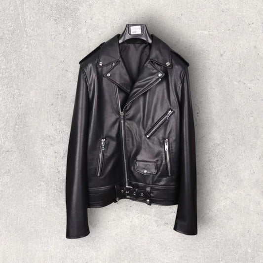 BERLEDA BL-15 Leather Biker Jacket Berleda.co Berleda.co