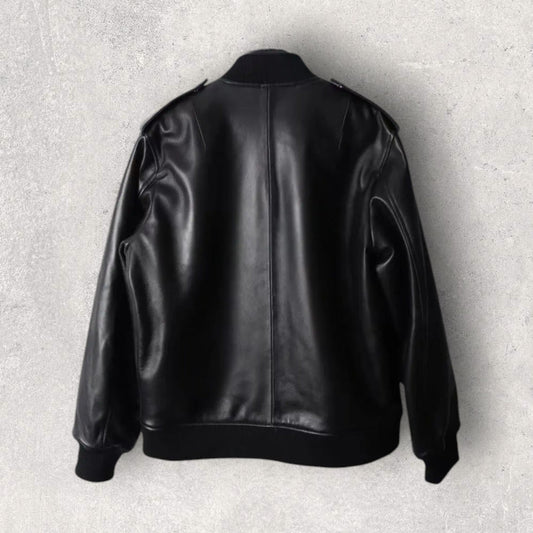 BERLEDA BL-1 Leather Bomber Jacket Berleda.co Berleda.co