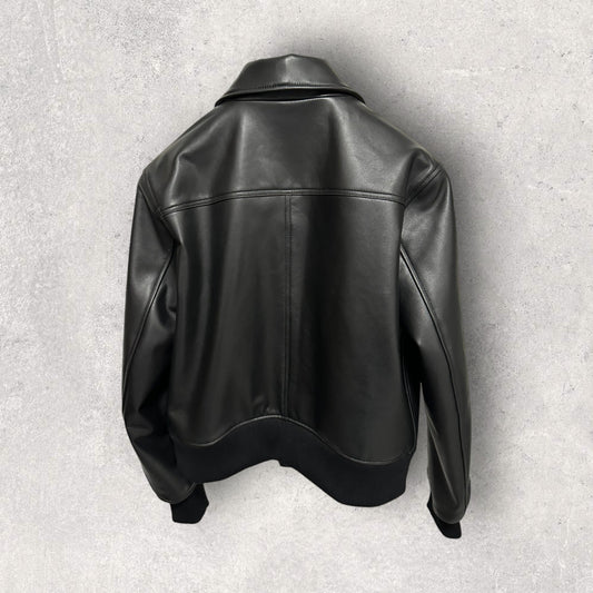 BERLEDA BL-26 Leather Marseille Bomber Jacket Berleda.co Berleda.co