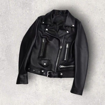 BERLEDA BLW-2 Women's Biker Leather Jacket Berleda.co Berleda.co