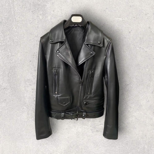BERLEDA BLW-4 Women's Biker Leather Jacket Berleda.co Berleda.co