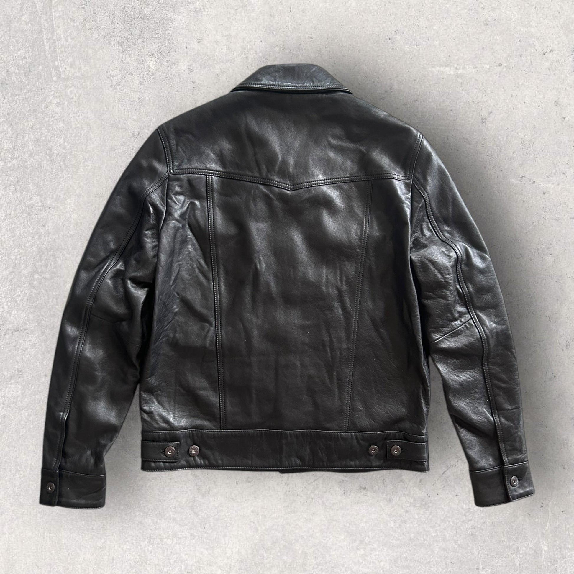 BERLEDA BL-5 Denim Leather Jacket Berleda.co Berleda.co